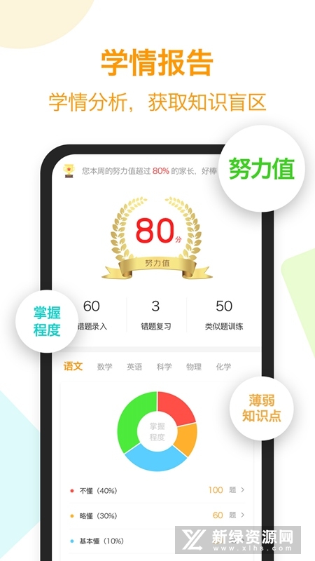 橙果错题本app